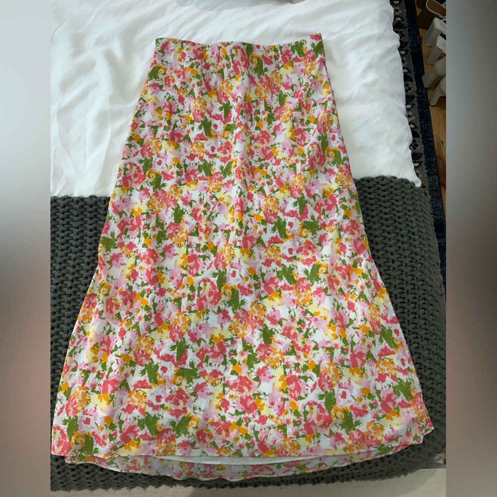 BP Multicolor Midi Skirt